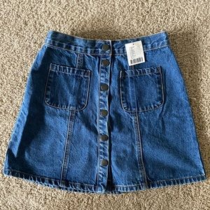 Urban Outfitters XS Mini Denim Skirt, NWT